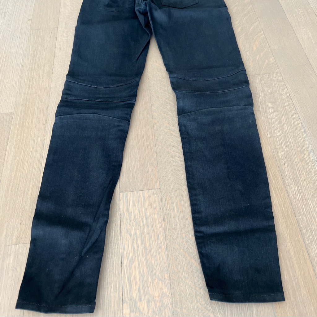 Hudson Stark Moto Skinny Darker Jeans Size 27